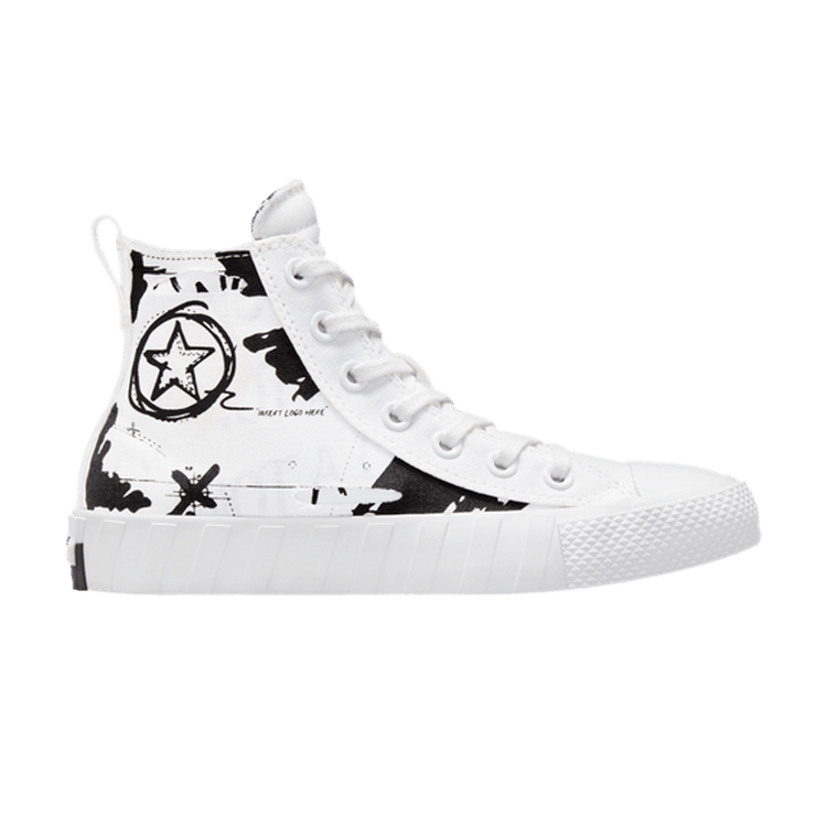 Converse UNT1TL3D High 'Tear Away - White' — White/White/Black