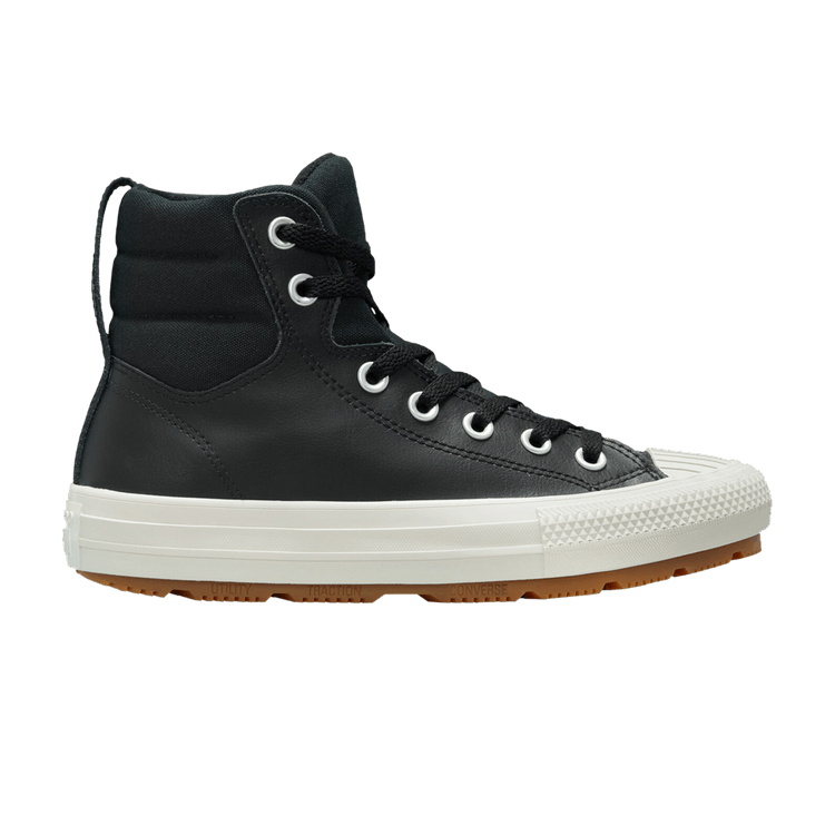 Converse Chuck Taylor All Star Berkshire Boot GS 'Black' — Black/Black/Pale Putty