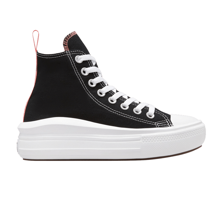 Converse Chuck Taylor All Star Move High GS 'Black Pink Salt' — Black/Pink Salt