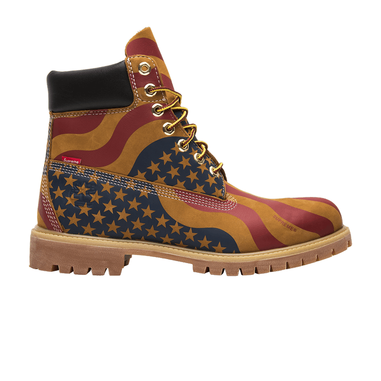 Supreme x Timberland 6 Inch Premium Boot 'American Flag' — Tan