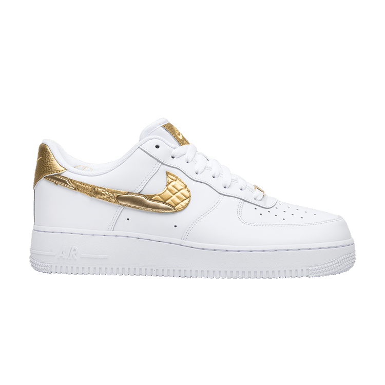 CR7 x Nike Air Force 1 Low 'Golden Patchwork' — White/Gold