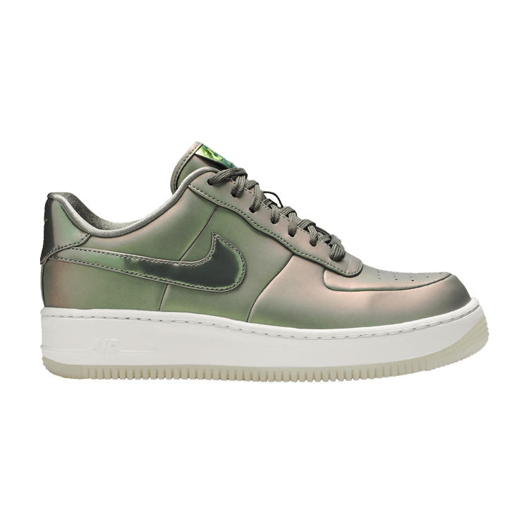 Nike Wmns Air Force 1 Upstep 'Shine' — Dark Stucco/White