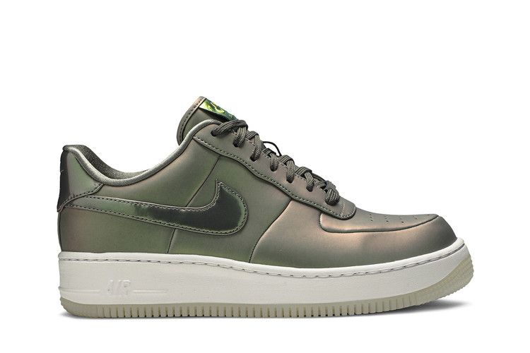 Nike Wmns Air Force 1 Upstep 'Shine' — Dark Stucco/White (2)