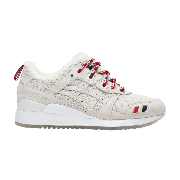 Kith x Moncler x ASICS Gel Lyte 3 'Cream' — Cream/White