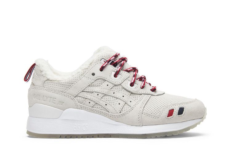 Kith x Moncler x ASICS Gel Lyte 3 'Cream' — Cream/White