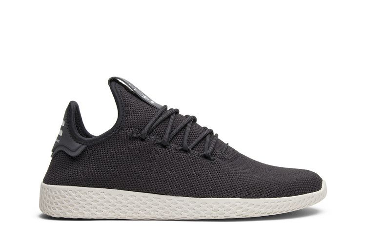 Pharrell x adidas Tennis Hu 'Carbon' — Carbon/Chalk White