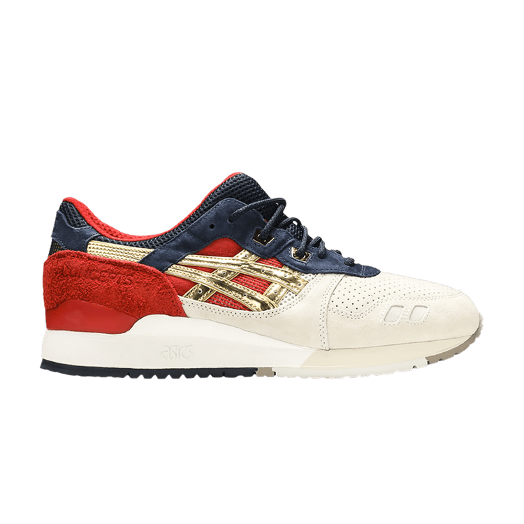 Concepts x ASICS Gel Lyte 3 'Boston Tea Party' — Silver Cloud/Gold