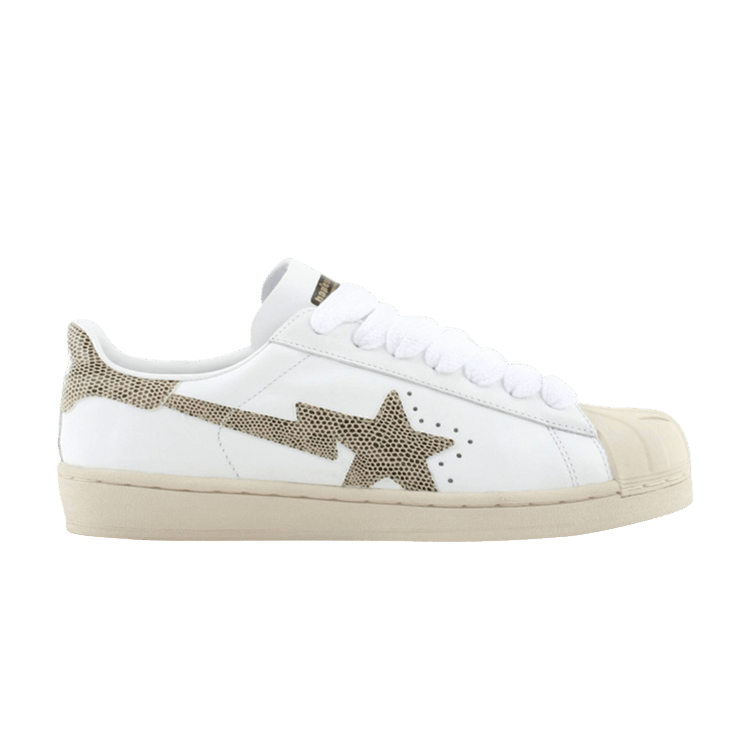 Bapesta FS-004 Low 'White Snake' — White/Snake