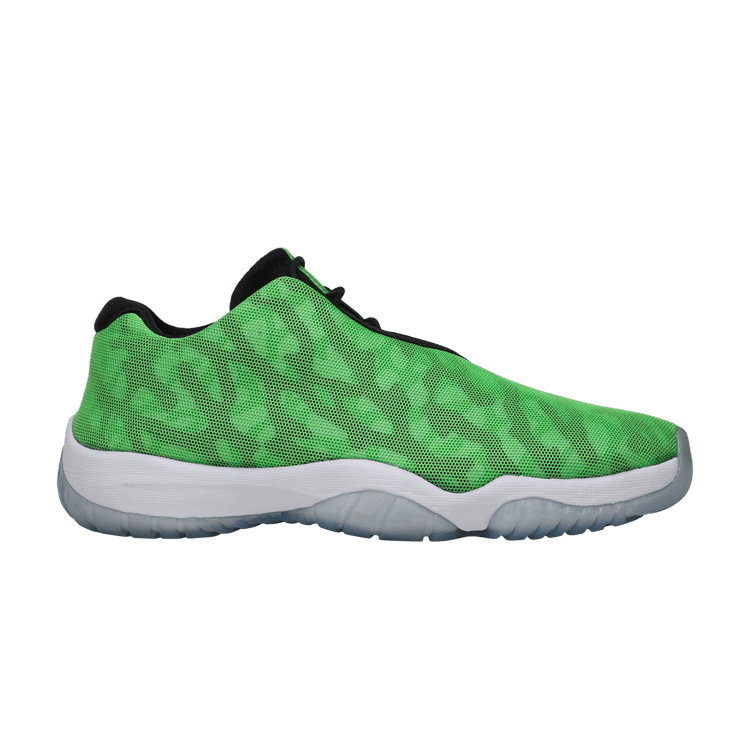 Air Jordan Future Low 'Light Poison Green Camo' — Poison Green/White-Black