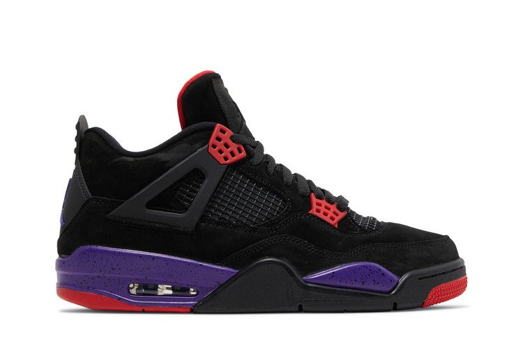 Air Jordan 4 Retro NRG 'Raptors' — Black/University Red/Court Purple​