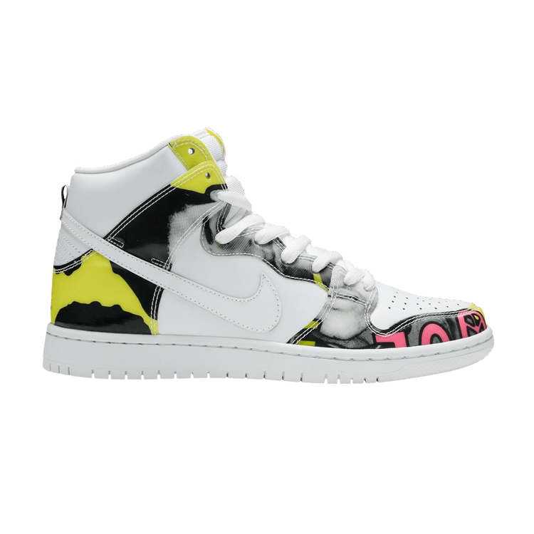 Nike Dunk High Premium SB QS 'De La Soul' — White/Firefly