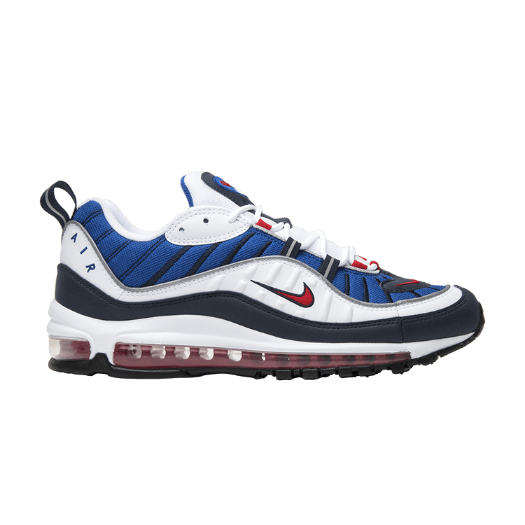 Nike Air Max 98 'Gundam' — White/University Red-Obsidian