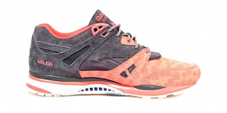 MAJOR x Reebok Ventilator CNT 'Cherry Blossom' — Soft Black/Coral/White