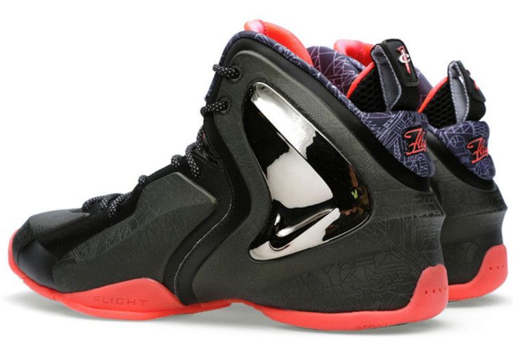 Nike Lil Penny Posite Prm Qs 'Gumbo League' — black/black-atomic red