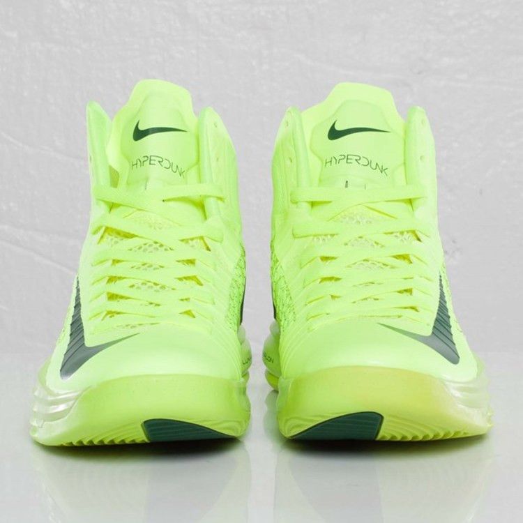 Nike Lunar Hyperdunk+ 2012 — Volt/Gorge Green