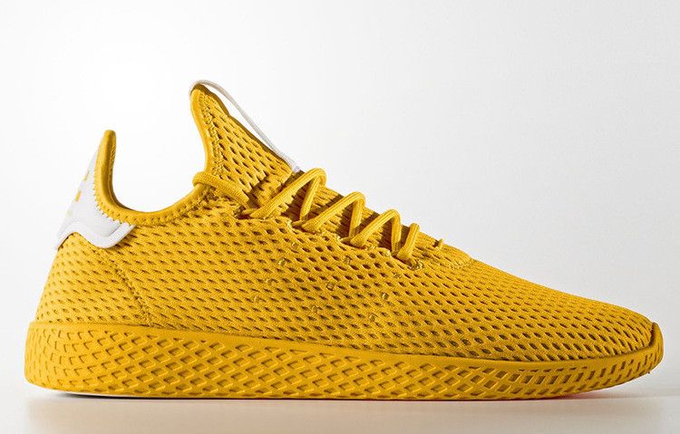 Pharrell x adidas Tennis Hu 'Solid Gold' — Gold Solid/Gold Solid/Footwear White
