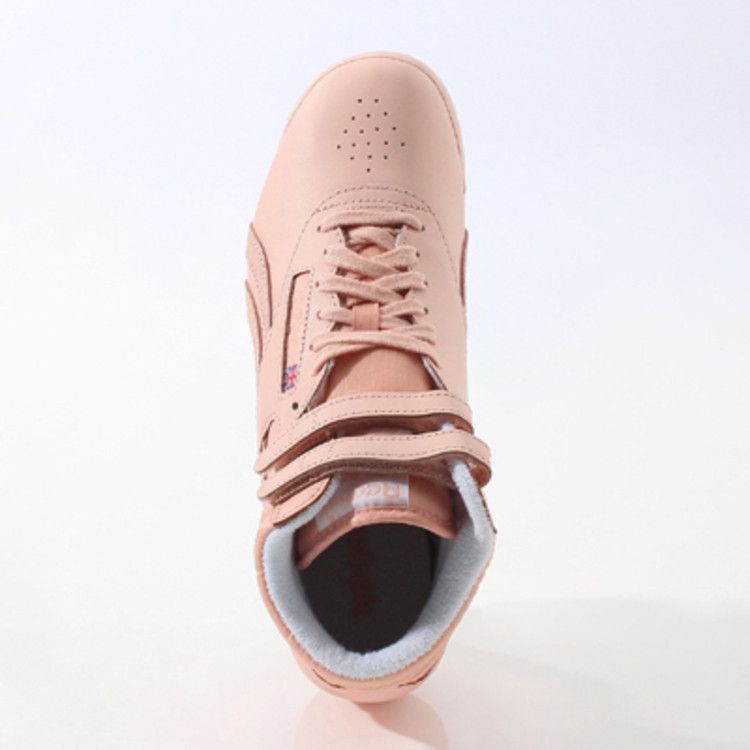 Reebok Freestyle Hi Spirit Coral Glow — Coral Glow / White