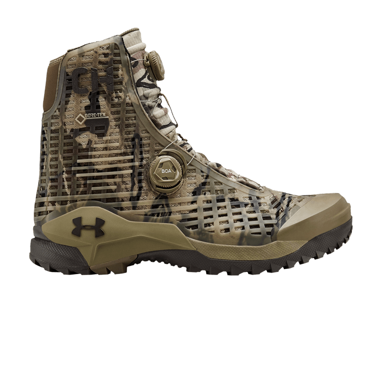 Under Armour CH1 GORE-TEX Hunting Boot 'Ridge Reaper Camo Barren' — Bayou/Ridge Reaper Camo Barren/Maverick Brown