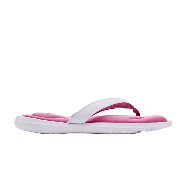 Under Armour Wmns Marbella 7 Sandal 'White Planet Pink' — White/Planet Pink