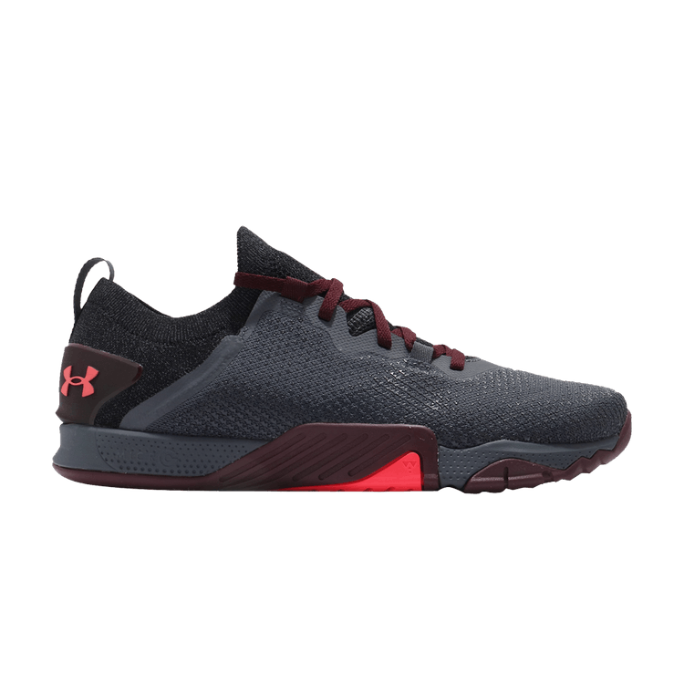 Under Armour TriBase Reign 3 'Pitch Grey Venom Red' — Pitch Grey/Venom Red