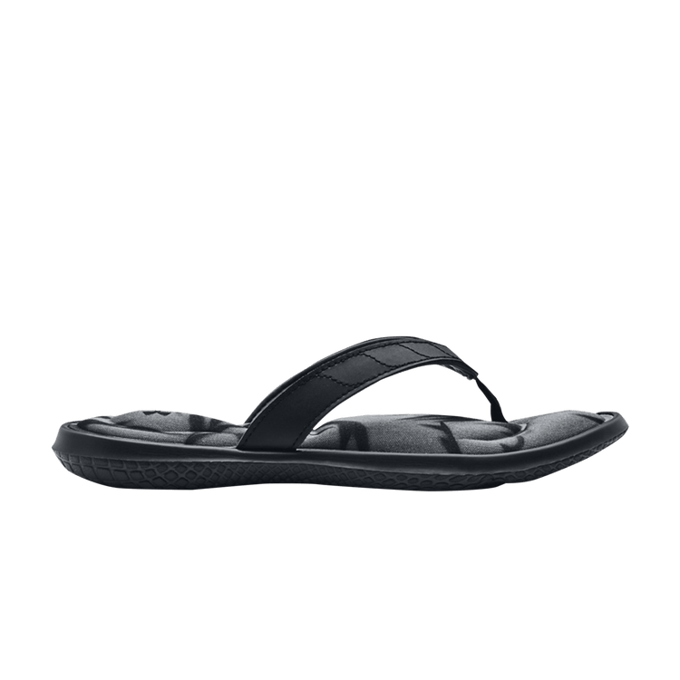 Under Armour Wmns Marbella 7 FB Sandal 'Graphic - Black' — Black