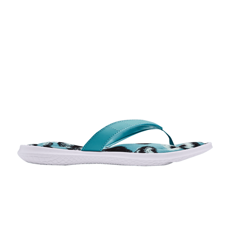 Under Armour Wmns Marbella 7 FB Sandal 'Graphic - White Cosmos' — White/Cosmos