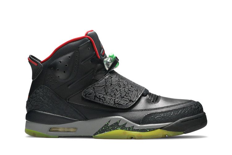 Air Jordan Son Of Mars 'Black' — Black/Gym Red-Cool Grey-Green Pulse
