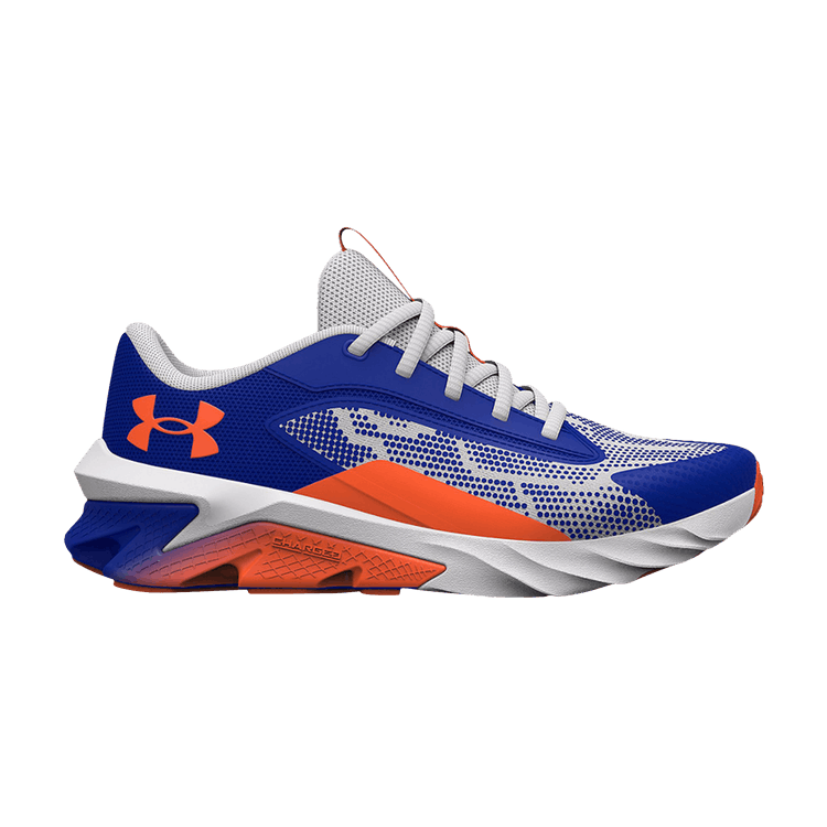 Under Armour Charged Scramjet 4 GS 'Royal Halo Grey' — Royal/Halo Grey