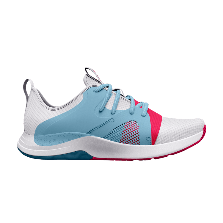 Under Armour Wmns Charged Breathe Lace TR 'White Opal Blue' — White/Opal Blue
