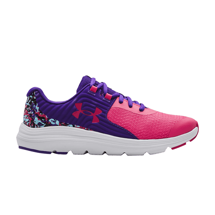 Under Armour Outhustle Print GS 'Gala White' — Gala/White