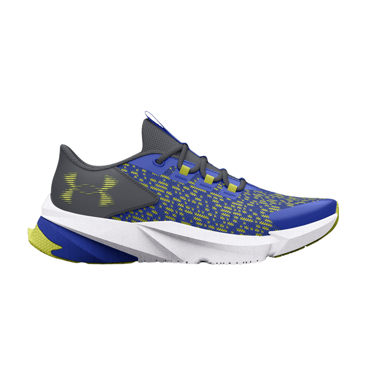 Under Armour Scramjet 5 AL GS 'Team Royal Lime Yellow' — Team Royal/Pitch Grey/Lime Yellow