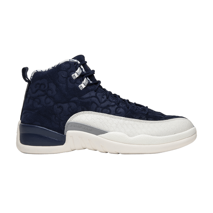 Air Jordan 12 Retro 'International Flight' — College Navy/Sail-University Red