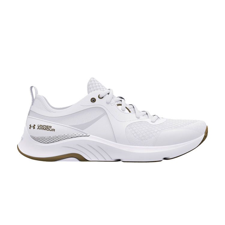 Under Armour Wmns HOVR Omnia Metallic 'White Metallic Gold Luster' — White/Metallic Gold Luster