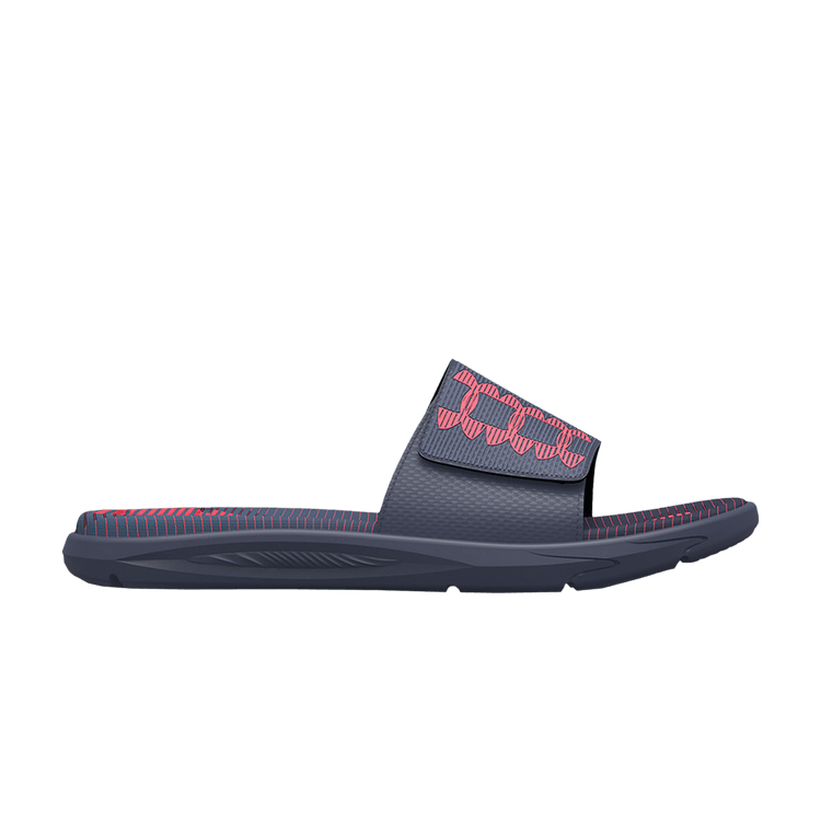 Under Armour Mercenary Slide 'Tempered Steel Aurora Purple' — Tempered Steel/Aurora Purple