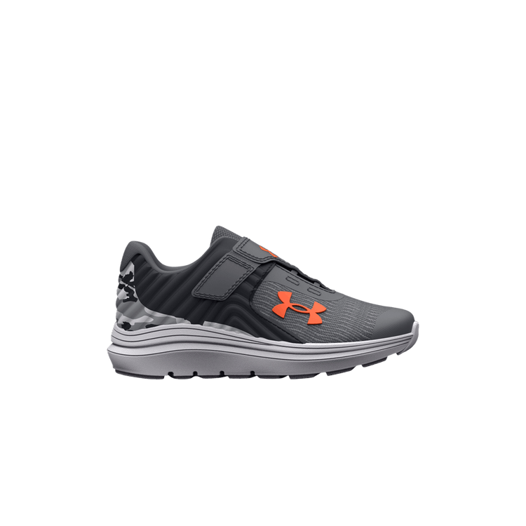 Under Armour Outhustle Printed TD 'Pitch Grey Orange Camo' — Pitch Grey/Black
