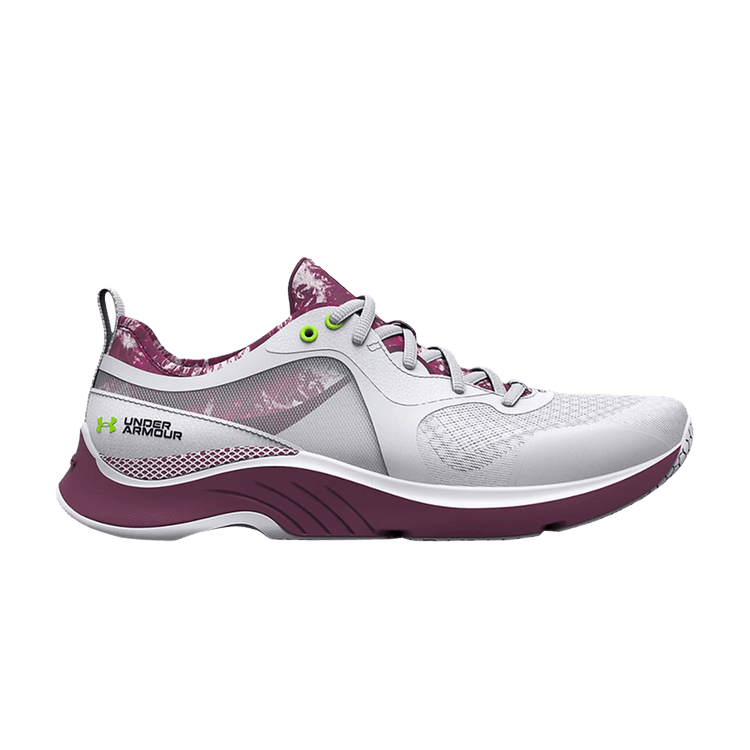 Under Armour Wmns HOVR Omnia 'White High-Vis Yellow' — White/High-Vis Yellow