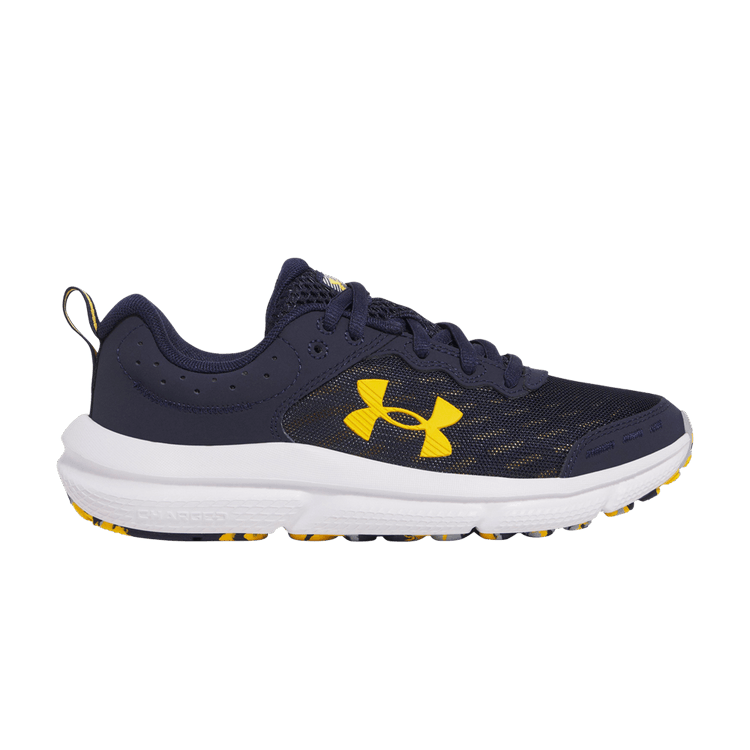 Under Armour Assert 10 AC GS 'Midnight Navy Campus Gold' — Midnight Navy/Mod Grey/Campus Gold