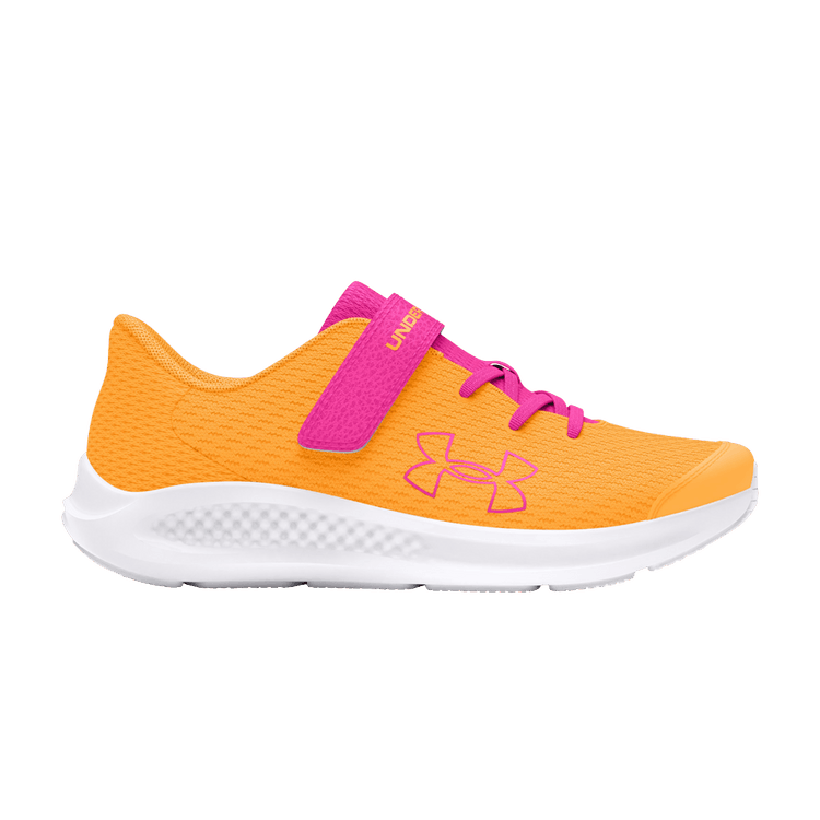 Under Armour Pursuit 3 AC PS 'Big Logo - Nova Orange Rebel Pink' — Nova Orange/Rebel Pink