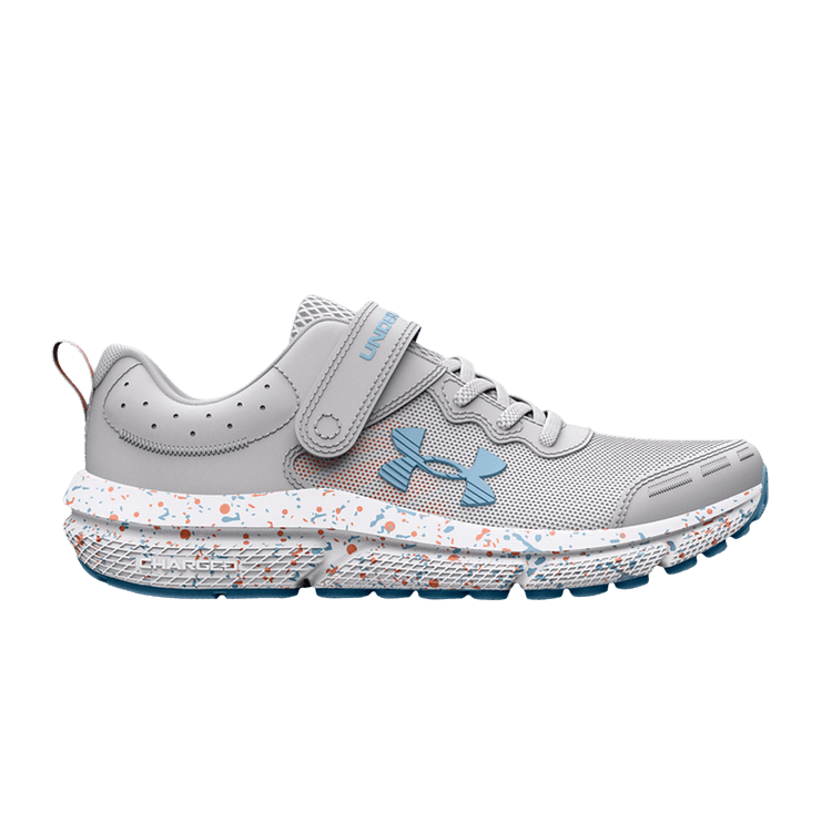 Under Armour Assert 10 AC PS 'Paint Splatter' — Halo Grey/Blizzard