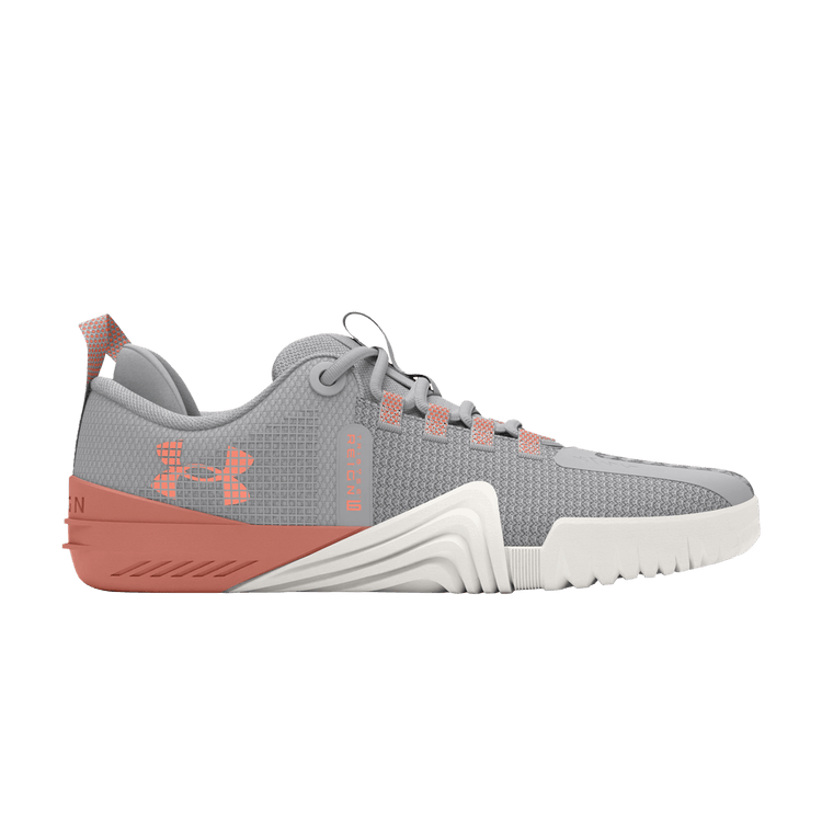 Under Armour Wmns TriBase Reign 6 'Titan Grey Flare Orange' — Titan Grey/Canyon Pink/Flare Orange