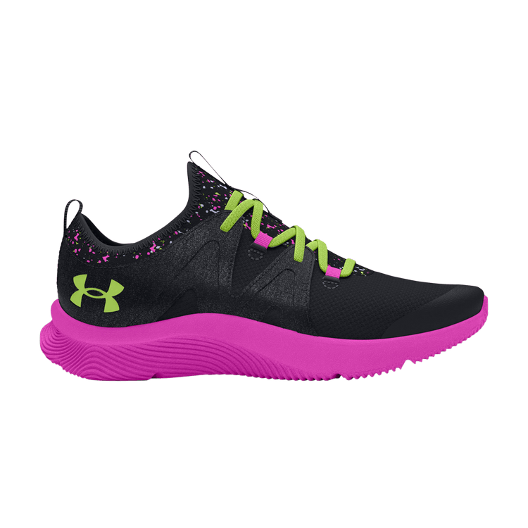 Under Armour Infinity 3 AL PS 'Black Vivid Magenta Speckled' — Black/Vivid Magenta/Morph Green