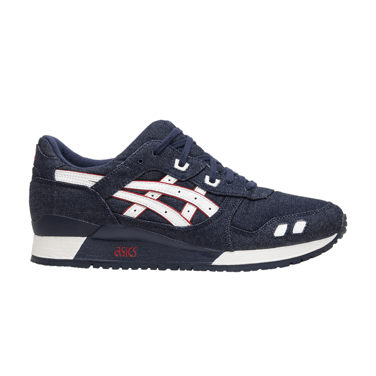 Ronnie Fieg x ASICS Gel Lyte 3 'Selvedge Denim' — Denim/White/Red