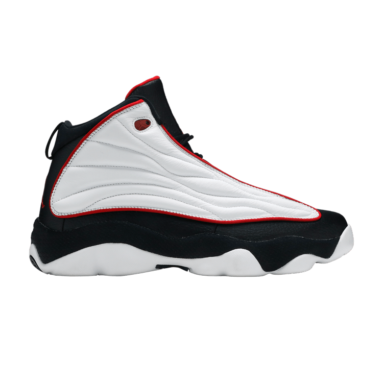 Air Jordan Pro Strong 'Black Varsity Red' — Back/Varsity Red-White