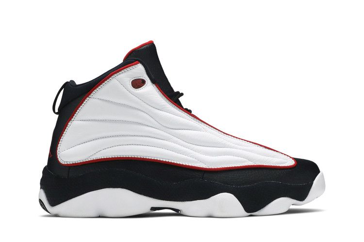 Air Jordan Pro Strong 'Black Varsity Red' — Back/Varsity Red-White