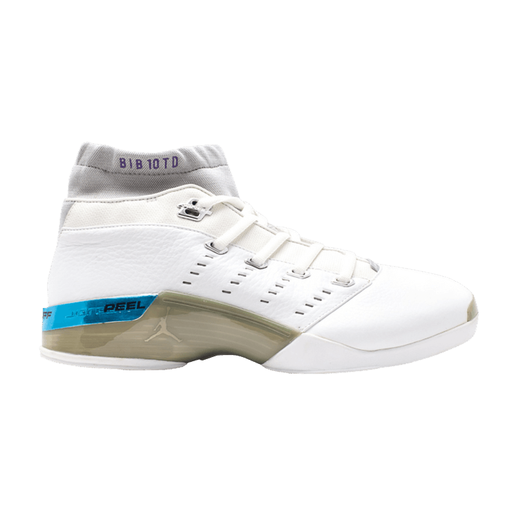 Air Jordan 17 Low 'Mike Bibby' PE — White/Metallic Silver