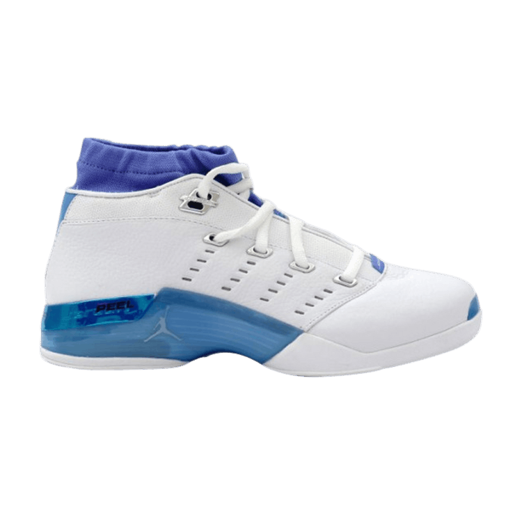 Air Jordan 17 OG Low 'UNC' 2002 — White/University Blue/Black/Chrome