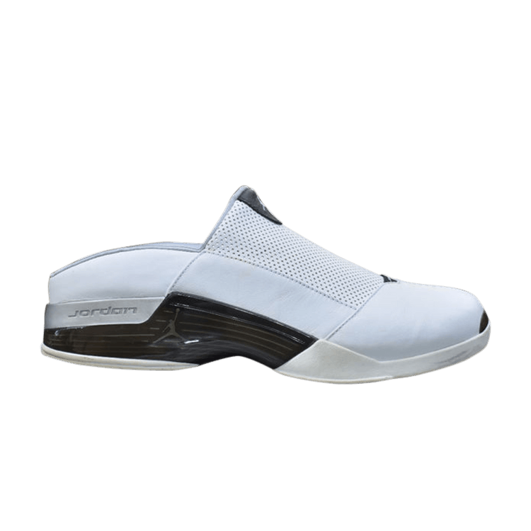 Air Jordan 17 Mule 'White Black' — White/Black