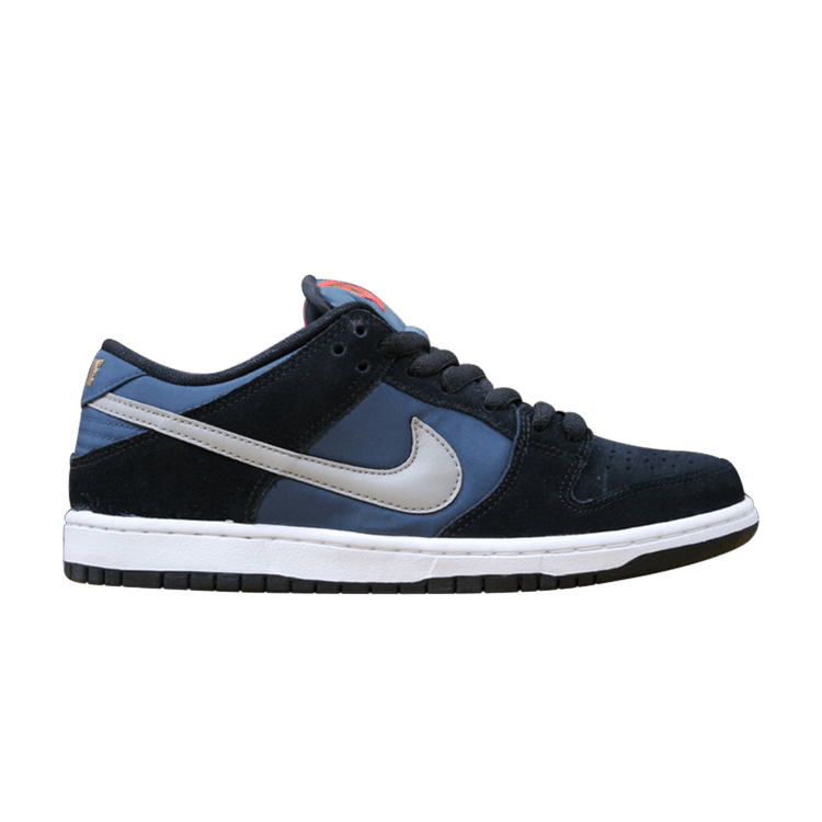 Nike Dunk Low Pro SB — black/reflect silver-new slate