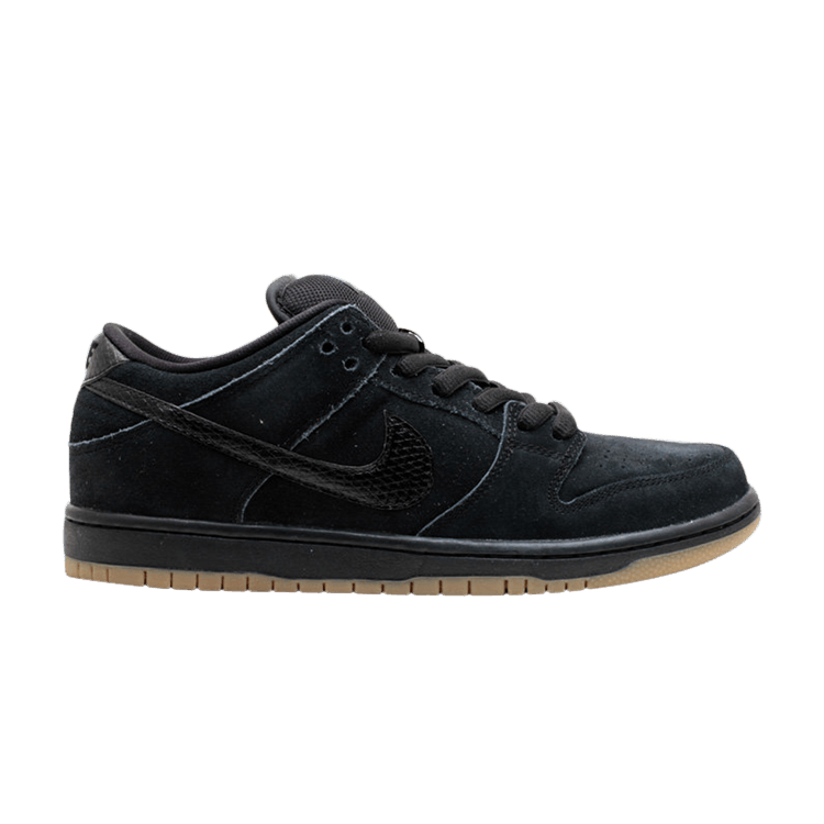 Nike Dunk Low Pro SB 'Black Gum' — black/black-gum med brown