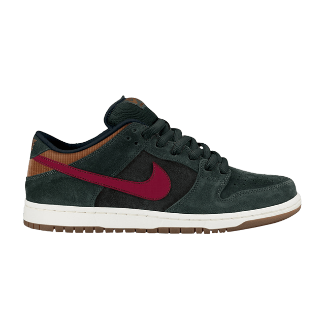 Nike Dunk Low Pro SB 'Spruce' — Spruce/Team Red-Ale Brown